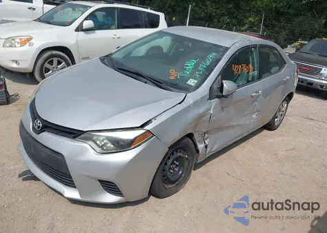 2014 Toyota Corolla Le из США, поврежденный, VIN 2T1BURHE4EC130152